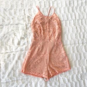 Stella Laguna Beach Coral Romper NWOT